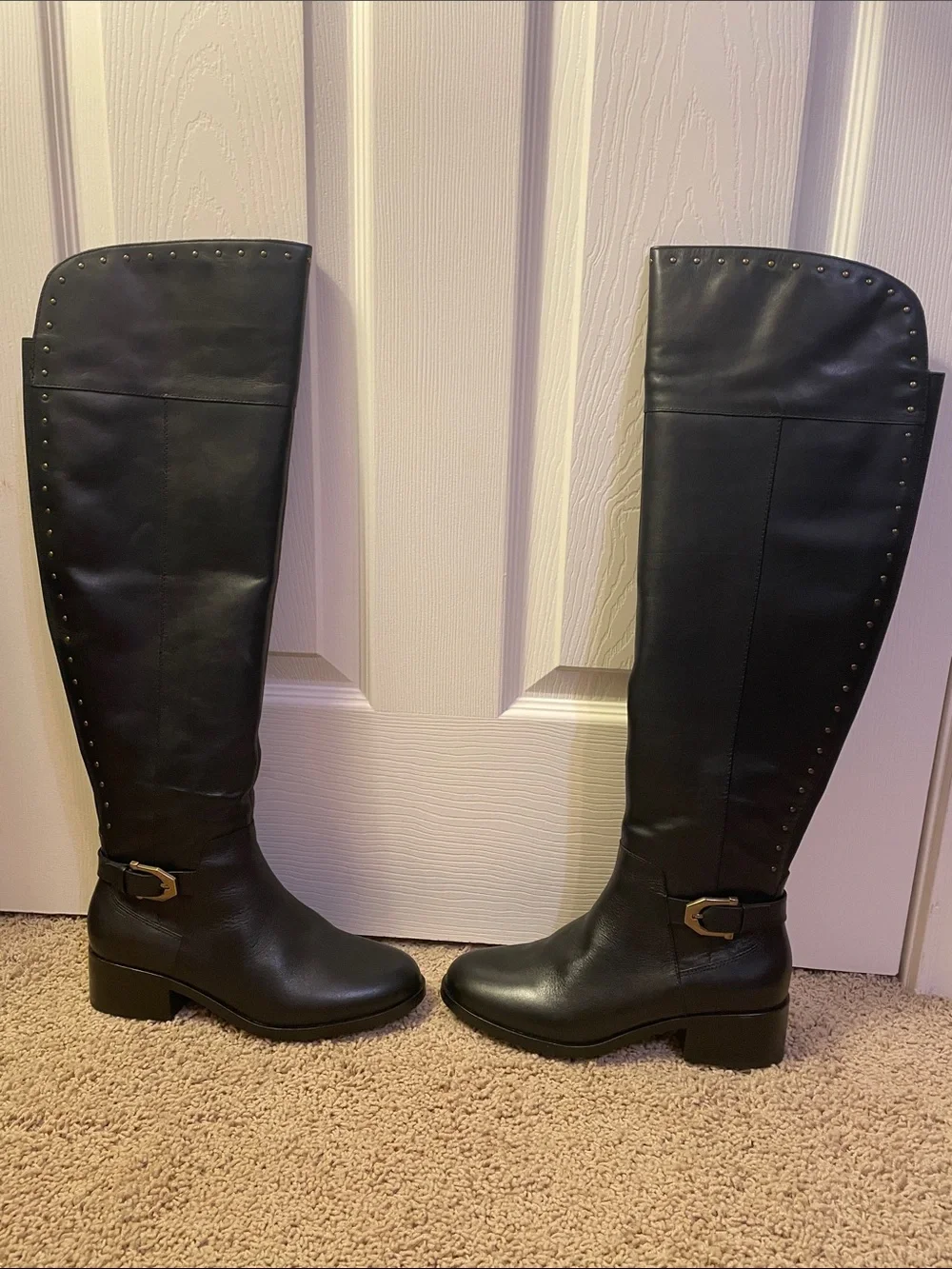 Gibson Latimer Tall Black Over-the-Knee Riding Boots